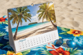 Beach paradise calendar