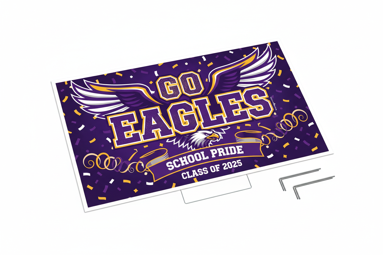 High School Yard Sign