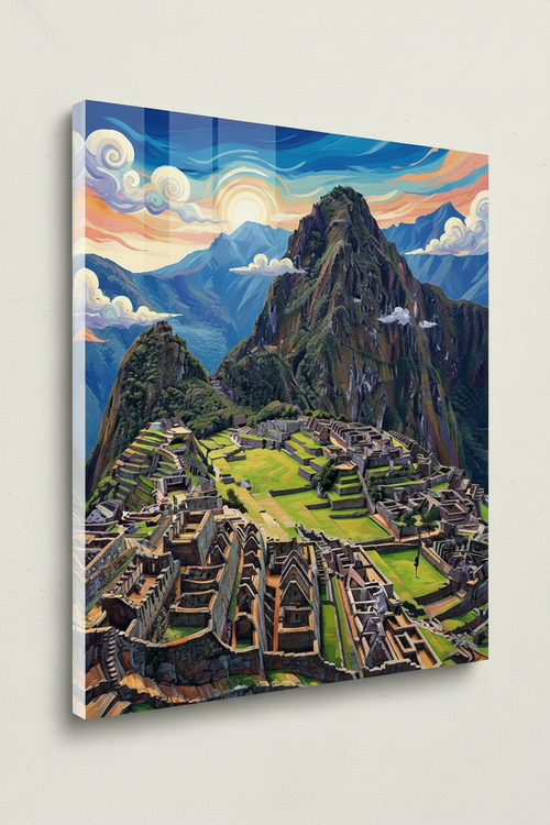 Machu Picchu acrylic