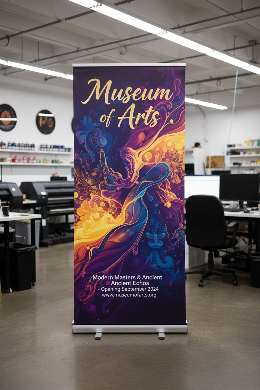 Museum of Arts Retractable Banner