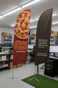 Pizza Feather Flag - Print Shop