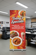 Restaurant Specials Retractable Banner